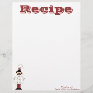 Rezept Papier - Küche Koch - Rezepte