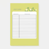 REZEPT POST-IT KLEBEZETTEL (Vorderseite)