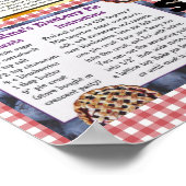 Rezept-Poster Poster (Ecke)