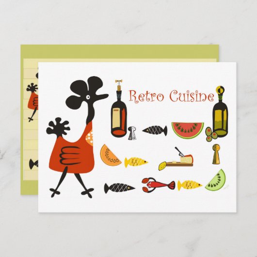 Rezept Postkarte (Vorne/Hinten)