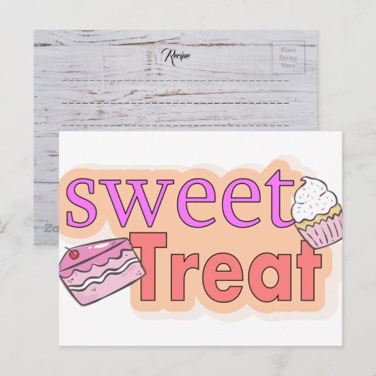 Rezept Postkarte (Vorne/Hinten)