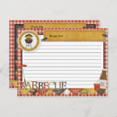 Rezept Postkartenfeuer Grillablage Postkarte (Vorne/Hinten)