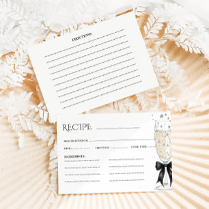 Rezept Prosecco-Schleife Brautparty Begleitkarte
