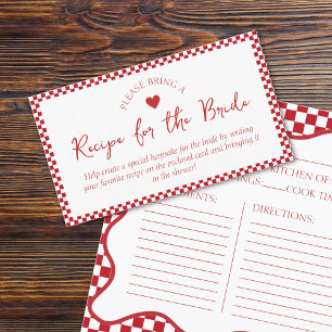 Rezept Request Card for This's Amore Brautparty Begleitkarte
