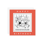 Rezept sagte Stand nach dem Kochen Cartoon Karte (Vorderseite/Rückseite Beispiel)