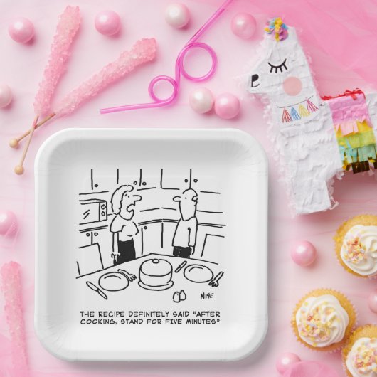 Rezept sagte Stand nach dem Kochen Pappteller (Party)