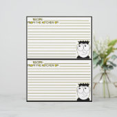 Rezept-Seiten für Recipe Binder (Stehend Vorderseite)