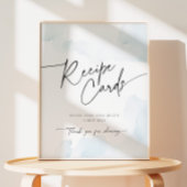 Rezept Signieren Brautparty etwas Blue Cloud 9 Sockelschild