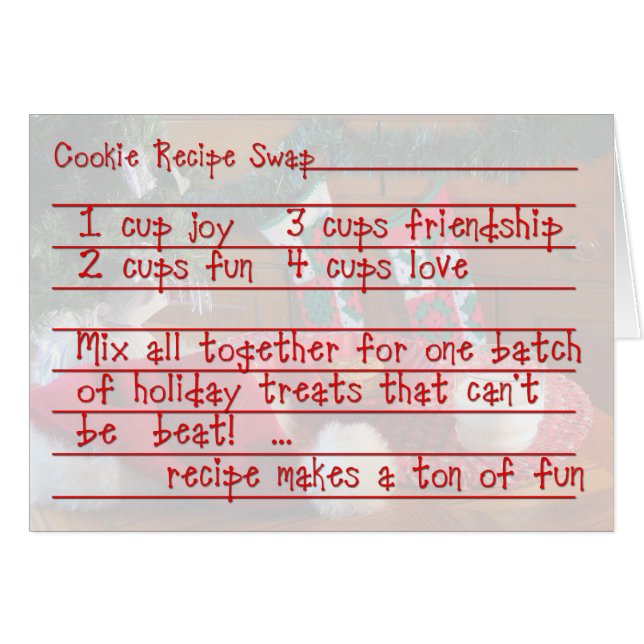 Rezept-Tauschen-Einladung (Vorderseite (Horizontal))