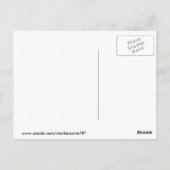 Rezept zum Formen mit Dryer Lint Postkarte (Rückseite)