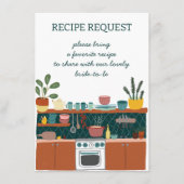 REZEPTANTRAG Brautparty Niedlich CUSTOM Begleitkarte (Vorderseite)