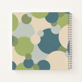 Rezeptbuch für Blaugrün-Moleküle Notizblock (Rückseite)