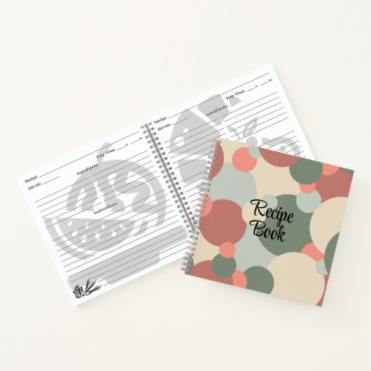 Rezeptbuch für Rot-Grün-Moleküle Notizblock (Innenseite)