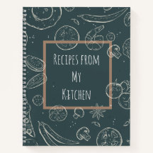 Rezepte aus My Kitchen Journal SpiralNotebook