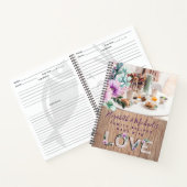 REZEPTE - Brautparty New Foto Family Notizblock (Innenseite)