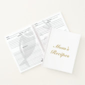 Rezepte der Mama, Geburtstagsgeschenk Notizblock (Innenseite)