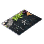 Rezepte der roten, vegitären Küche Notizblock (Linke Seite)