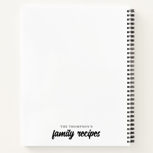 Rezepte der traditionellen Familie 4 Fotomaterial Notizblock (Rückseite)