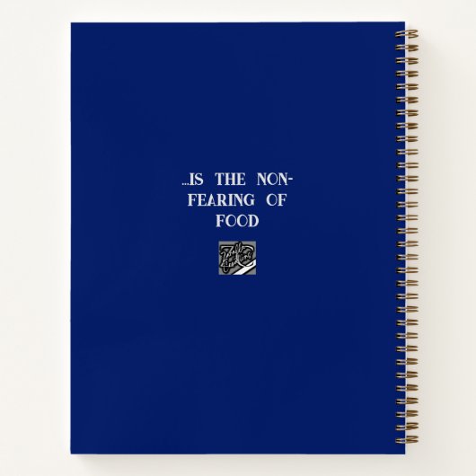 Rezepte | Druckschrift Notizblock (Rückseite)