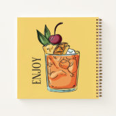 Rezepte für Cocktails Notizblock (Rückseite)