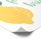 Rezepte für das Brautparty "Bride Lemon Themed" Poster (Ecke)