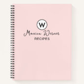 Rezepte für das Inside Paper Design Blush Pink Notizblock (Vorderseite)