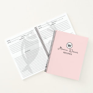 Rezepte für das Inside Paper Design Blush Pink Notizblock