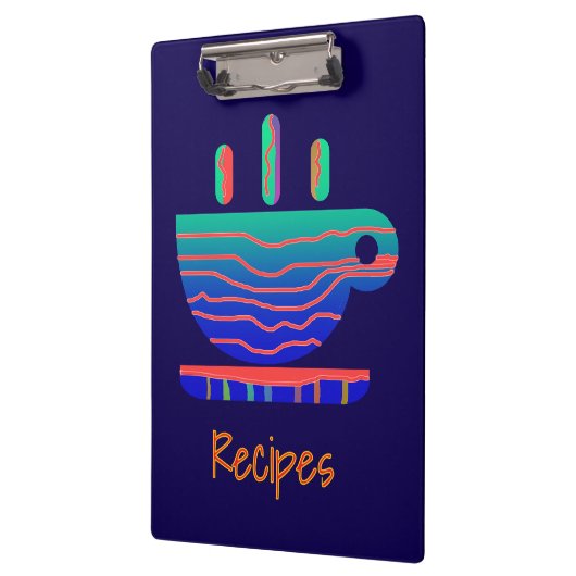 Rezepte für die blaue Kaffeepause Klemmbrett (Links)