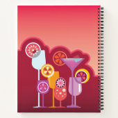 Rezepte für Getränke Notizblock (Rückseite)