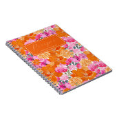 Rezepte für hellrosa und orangefarbenes Brautparty Notizblock (Rechte Seite)