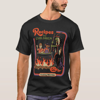 Rezepte für Kinder Jungen Retro Mädchen T-Shirt
