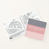 Rezepte für meine Tochter Modern Strip Keepake Notizblock (Innenseite)
