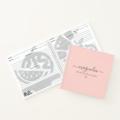 Rezepte für meine Tochter | Pink Cookbook Notizblock (Innenseite)