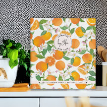 Rezepte für Orange Citrus Muster Wasserfarben