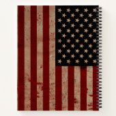 Rezepte für traditionelle amerikanische Flaggenfam Notizblock (Rückseite)