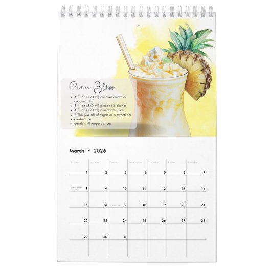 Rezepte Kalender (Mär 2026)