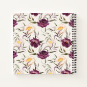 Rezepte Lila Creme Blütencreme Notizblock (Rückseite)