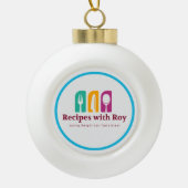 Rezepte mit Roy Keramik Ball Ornament (Vorderseite)