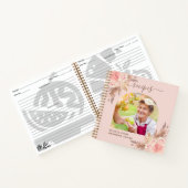 Rezepte Pampelgras Rosa Blume Foto Notizblock (Innenseite)