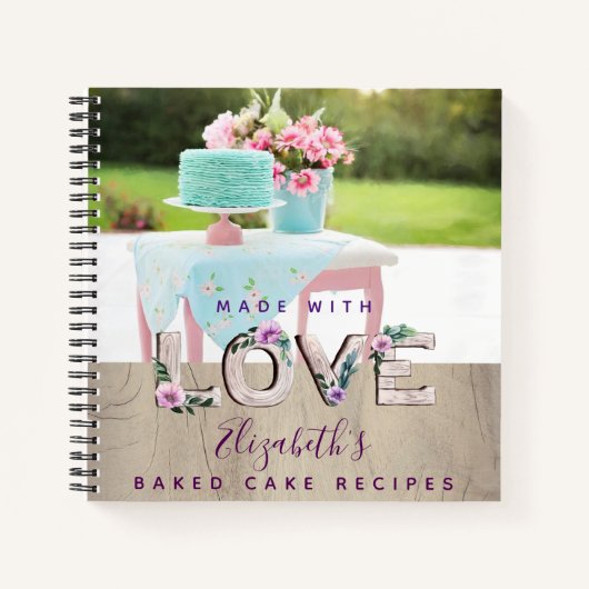 REZEPTE - Personalisiert für die Oma-Mama von Neug Notizblock (Vorderseite)