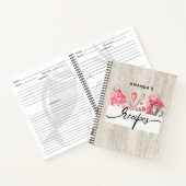 Rezepte Personalisiert Wasserfarben Küchenutensili Notizblock (Innenseite)