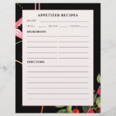 Rezepte | Schwarze Botanische Kirschen (Rückseite)