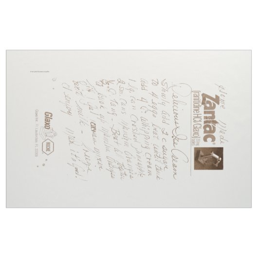 Rezepte Stoff (Fat Quarter (45,7 x 55,9 cm))