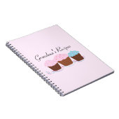 Rezepte von Oma - Mattierte Cupcakes Notizblock (Rechte Seite)