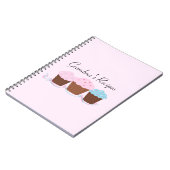 Rezepte von Oma - Mattierte Cupcakes Notizblock (Linke Seite)