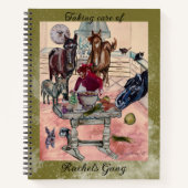 Rezepte von Schachteln passen sich an Notizblock (Vorderseite)