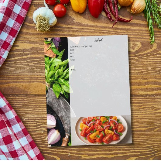 Rezeptfoto-Kochbuchseite einfügen