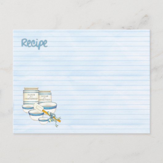 Rezeptfreundschaft Postkarte (Vorderseite)