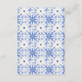 Rezeption: Boho marokkanische Gelbe Zitrone Begleitkarte (Rückseite)