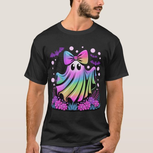 Rezeption Boo Crew Ghost Halloween Receptionist T-Shirt (Vorderseite)